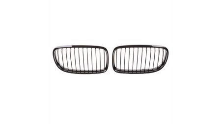 Grill sportowy pojedyncze żeberka Gloss Black BMW 3 E90 E91 Facelift 2008-2011