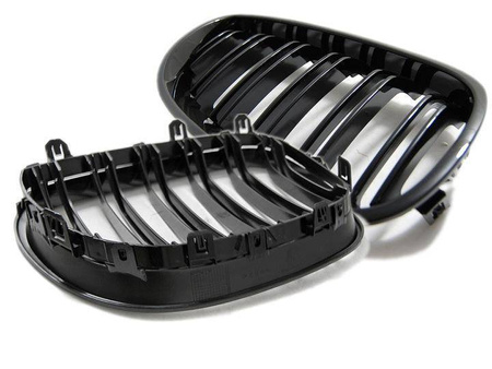 GRILL ( NERKI) BMW E60 E61 03-10 CZARNY POŁSYK