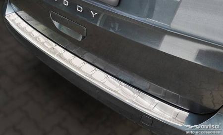 Nakładka na zderzak tylny do Volkswagen Caddy 4 (Stal)