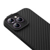 Magnetyczne etui Baseus Synthetic Fiber Series do iPhone 14 Pro (czarne) +szkło hartowane +zestaw czyszczący
