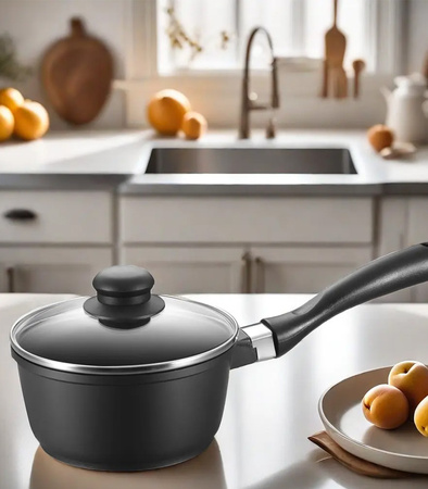 ZESTAW GARNKÓW ALUMINIOWYCH POWŁOKA NON-STICK 7 ELEMENTÓW INDUKCJA GAZ PIEKARNIK