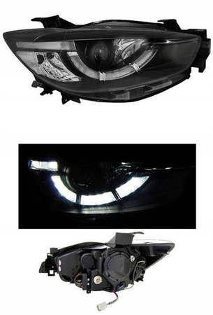 Lampy mazda CX5 11-15 chrome true DRL