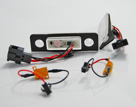 Lampki rejestracji Skoda Octavia 09- / Roomster 06-10 z canbus