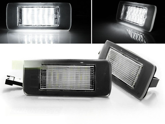 Lampki rejestracji Opel Zafira C 12- / Astra J 10- Caravan LED