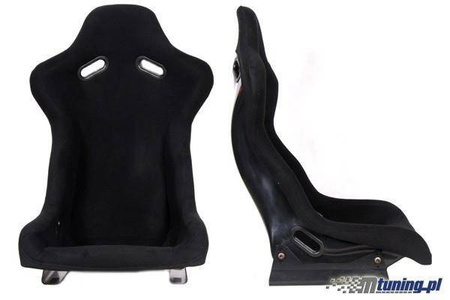Fotel sportowy RALLY Welur Black