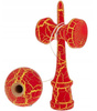 KENDAMA JAPOŃSKA GRA ZRĘCZNOŚCIOWA DREWNIANA DWUKOLOROWA ZŁAP KULKĘ