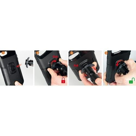 Uchwyt na motor skuter Opti-Belt Lampa DUO LOCK