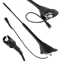 Antena samochodowa uniwersalna bat maszt ze wzmacniaczem RAKU-2 ANT10 AMIO-04154