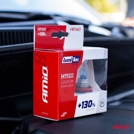 Żarówki halogenowe HB4 12V 51W LumiTec LIMITED +130% DUO AMIO-02104