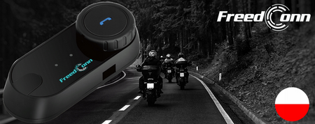 Interkom Bluetooth FreedConn T-Com VB po Polsku