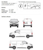 Platforma dachowa bagażowa Toyota ProAce II LONG