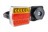 Zestaw świateł LED do przyczepki na magnes 12V AMIO-02141
