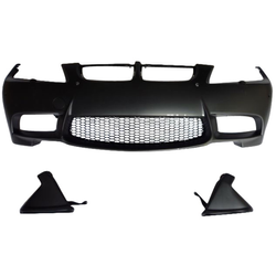 Przedni zderzak sport PDC SRA wloty powietrza na hamulce BMW 3 E90 E91 przed liftem 2005-2008