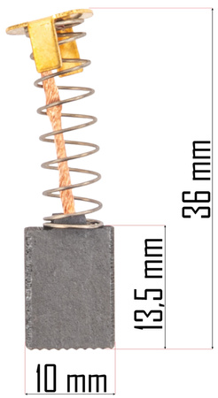Szczotki węglowe do tokarki PM-MTM-550T-SZ