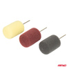 Gąbki pady polerskie mini zestaw do polerowania detali owalne 3 el. AMIO-03716