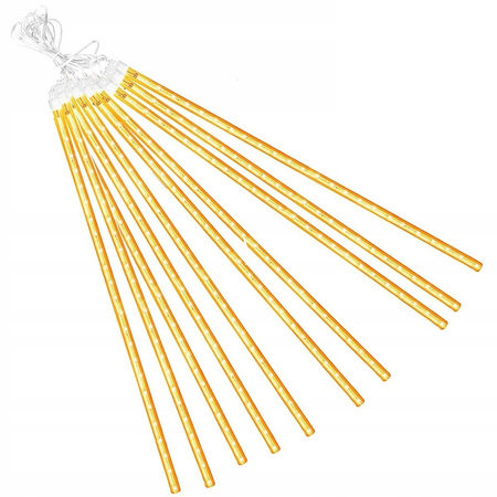 LAMPKI ZEWNĘTRZNE 288 LED METEORY 50CM SPADAJĄCY ŚNIEG SOPLE DESZCZ