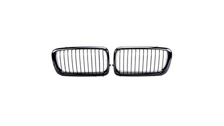 Grill sportowy pojedyncze żeberka Gloss Black BMW 7 E38 1994-2001