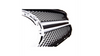 Grill sportowy Silver A-Type MERCEDES C-Class W205 S205 A205 C205 Facelift 2018-2021