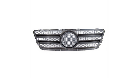 Grill sportowy Chrome & Silver MERCEDES E-Class W210 S210 Facelift 1999-2002