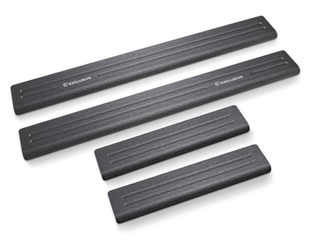 Progi Asymetric Skoda Rapid NH Liftback 5 2011-2019 - Satin Black
