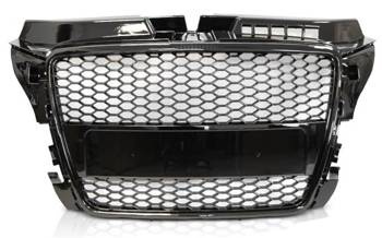 GRILL AUDI AUDI A3 (8P) 04.08-07.12 GLOSSY BLACK