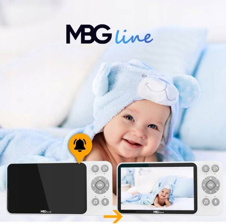 Bezprzewodowa Obrotowa Niania Elektroniczna FHD WIFI Kamera TUYA LCD ZOOM