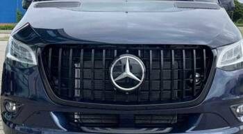 Atrapa PANAMERICANA Mercedes Sprinter W907 czarna 2018-