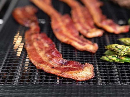 MATA GRILLOWA TEFLONOWA ODPORNA NA CIEPŁO WIELORAZOWA RUSZT SIATKA DO PIECZENIA NA GRILLA DO PIEKARNIKA