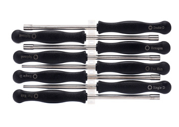 KLUCZE DO REGULACJI GAŹNIKÓW 8SZT + SZCZOTKI KD11245