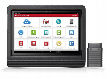 Launch X431 V+ 10" Profesjonalny Tester 2 lata
