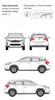 Bagażnik dachowy CRUZ AIRO FIX DARK Citroen C4 Aircross