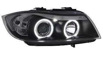 Reflektory lampy przednie BMW E90/E91 BLACK RINGI