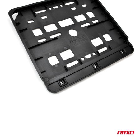 Ramka tablicy rejestracyjnej czarna motocykl motor AMIO-01166