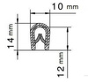 Listwa zbrojona 14mm x 10mm x 5M