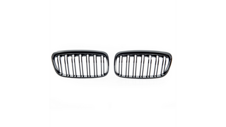 Grill sportowy podwójne żeberka Gloss Black BMW 2 F45 przed liftem 2014-2018
