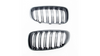 Grill sportowy podwójne żeberka Gloss Black  BMW 1 (F20, F21) Hatchback Facelift 2015-2019