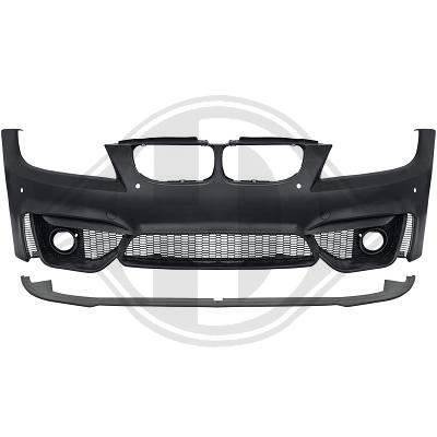 ZDERZAK BMW E90 E91 05-08 LOOK M4 HALOGENY