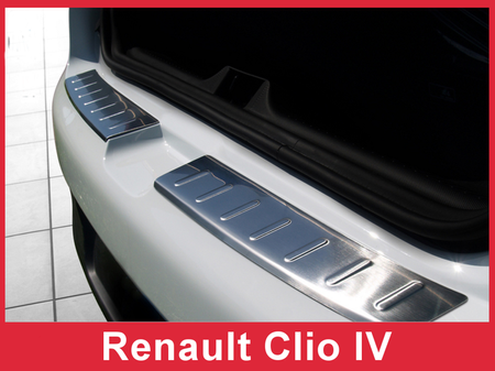 Nakładka na zderzak tylny Renault Clio 4 (Stal)