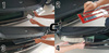NAKŁADKI NA PROGI 2 LINE do Mazda CX-60 I SUV5 2022- - Satin Black&White