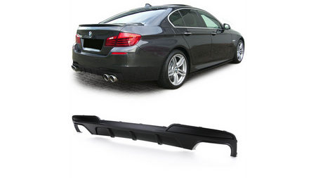 Tylny dyfuzor Matt Black BMW 5 F10 F11 2009-2016