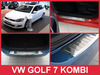 Zestaw (Nakładka na zderzak tylny + nakładki progowe) do Volkswagen Golf 7 Kombi