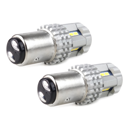 Żarówki LED CANBUS 3020 22SMD UltraBright 1157 BAY15D P21/5W White 12V 24V AMIO-02450