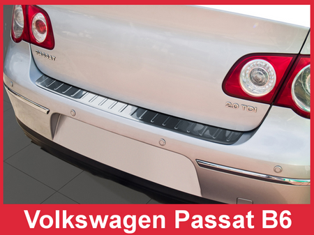 Nakładka na zderzak tylny do Volkswagen Passat B6 (Stal)