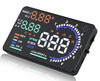 Wyświetlacz projektor LED LCD HUD OBD2 5.5 ZEGARY