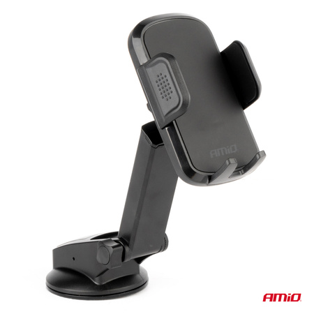 Uchwyt do samochodu na telefon szybę kokpit kratkę regulowany AMIO-04136