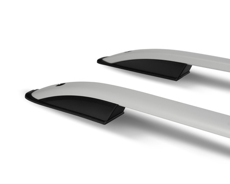 Relingi dachowe Volkswagen Multivan VII T7 L2 | LWB 2021- Srebrny LONG