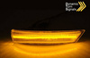 Kierunkowskazy boczne w lusterkach nowe  FORD FOCUS MK2 MK3 08-17/  MONDEO MK4 10-14 SEQ LED SMOKE