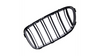 Grill sportowy podwójne żeberka Matt Black  BMW 5 (F10) Sedan (F11) Touring 2010-2018