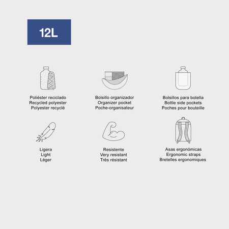 Plecak dwukomorowy London Miquelrius - Lew 12L