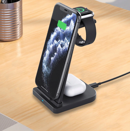 Ładowarka bezprzewodowa 15W - iPHONE AIRPODS WATCH